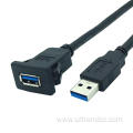 USB3.0 Panel Flush Mount Extension Cable